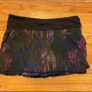 lululemon Pace Setter skirt with shorts under